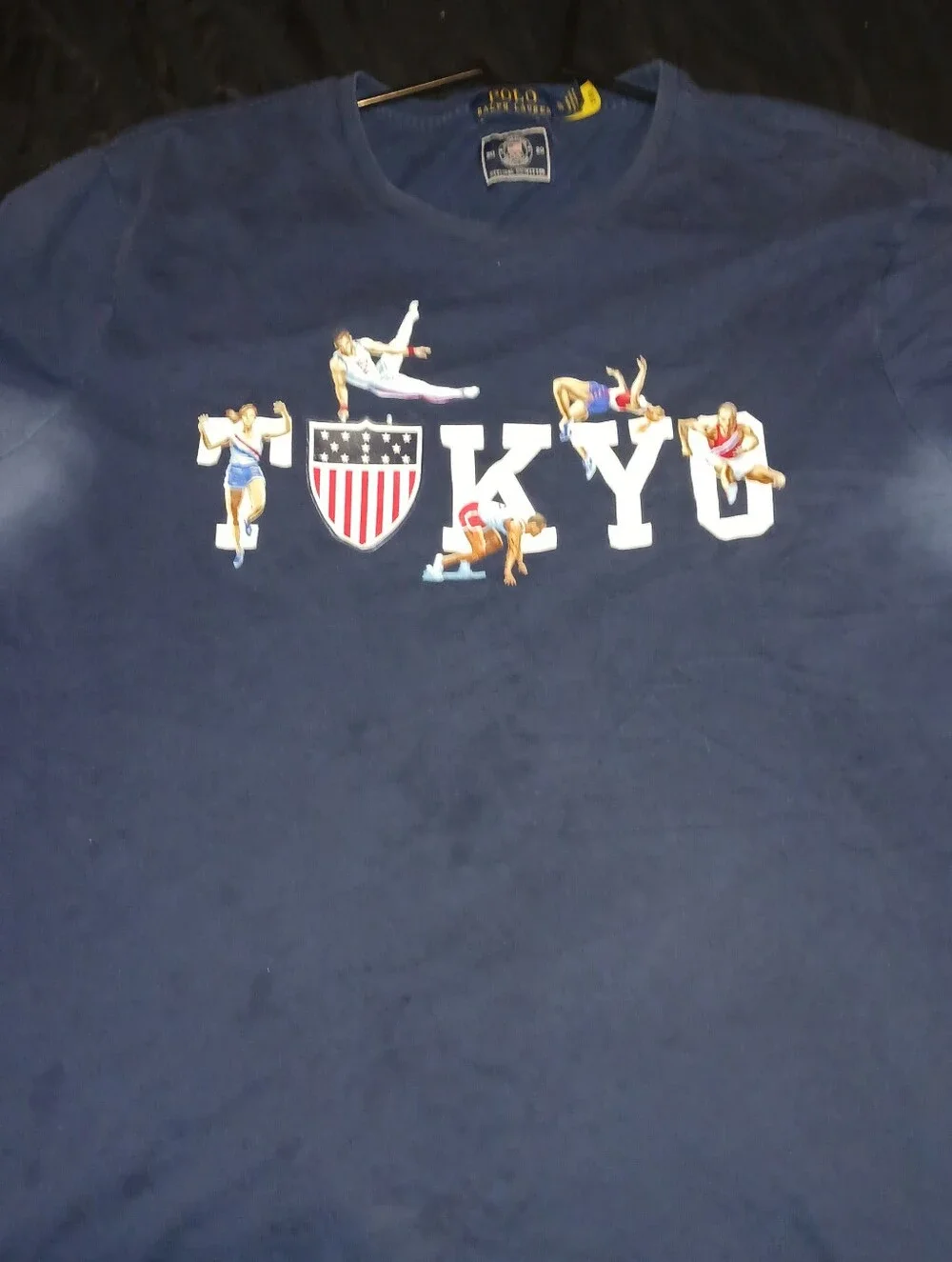 Polo by Ralph Lauren Navy Tokyo Olympic Graphic Tee